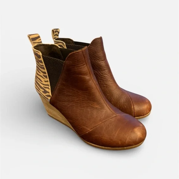 Toms Kelsey Wedge Booties - Picture 3 of 8